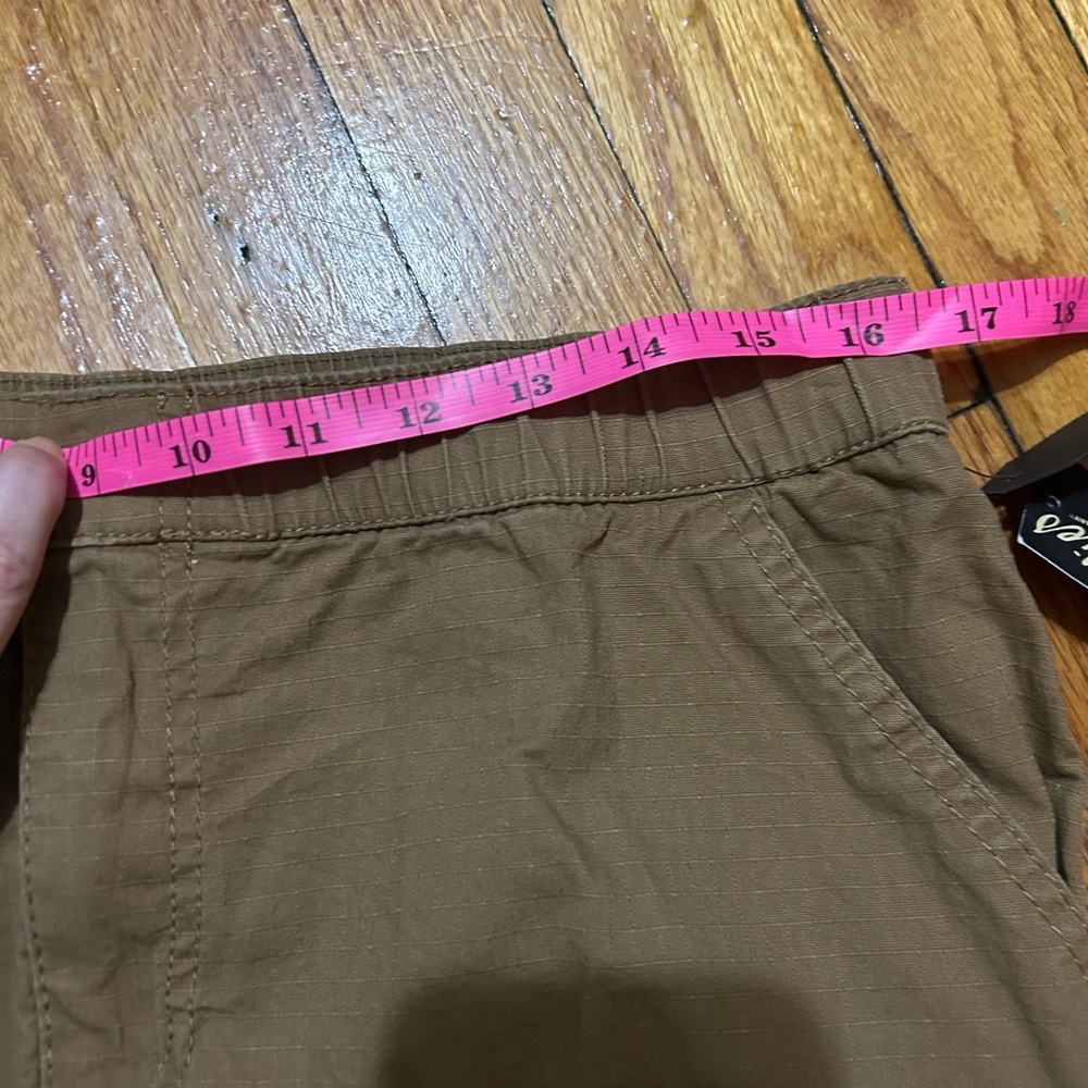 Supplies by UNIONBAY Womens Cargo Skirt Size 10 Brown Tan Stretch Ripstop - Picture 5 of 8